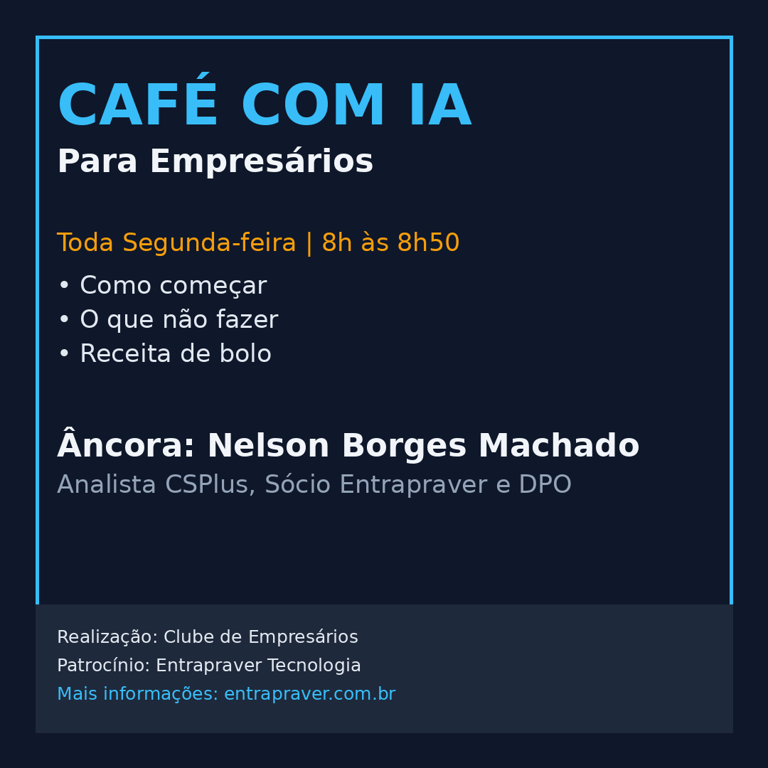 Convite Café com IA